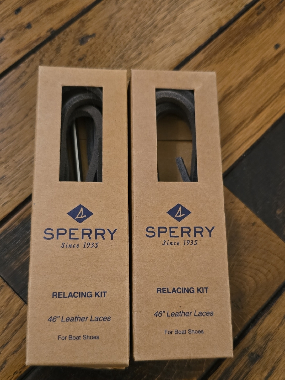 Sperry Leather Relacing Kit X 2 (2 X Grey)